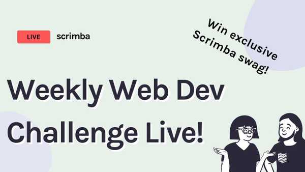 Scrimba Weekly Challenge