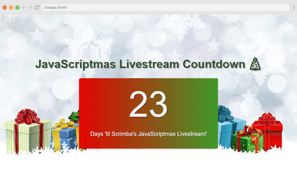 Scrimba Countdown